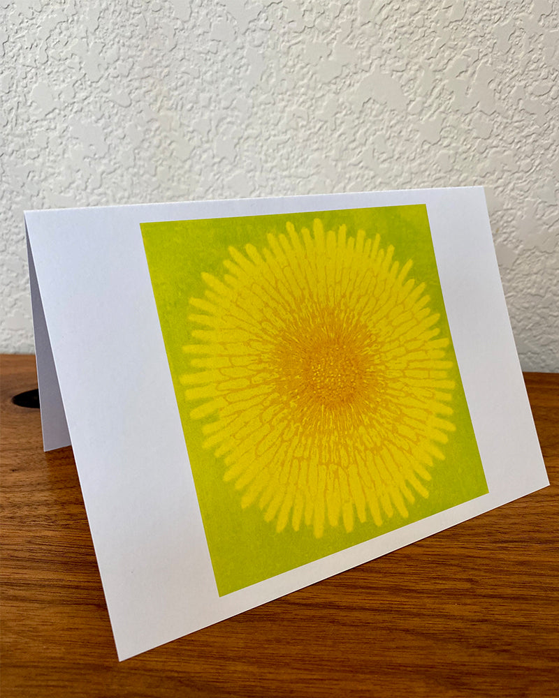 Dandelion - Woodcut Greeting Card
